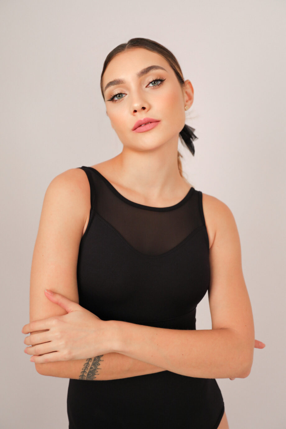 Body Collant Camerom Capri Petipá Preto