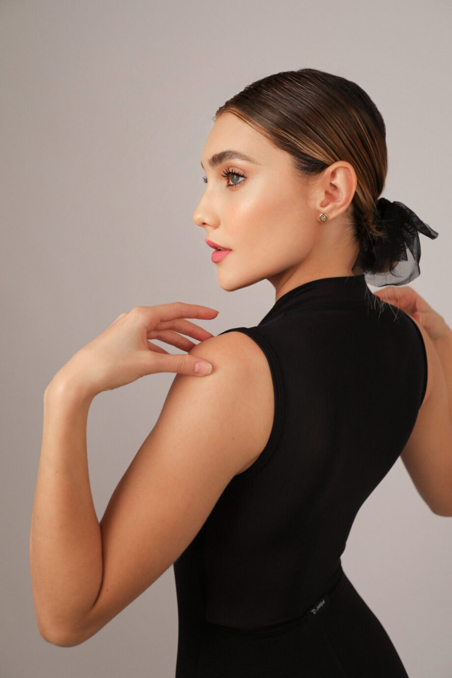Body Collant Impulso Média Compressão Petipá Preto
