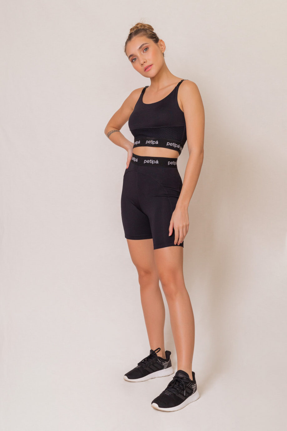 Shorts Pro Sportiva Média Compressão Petipá Preto