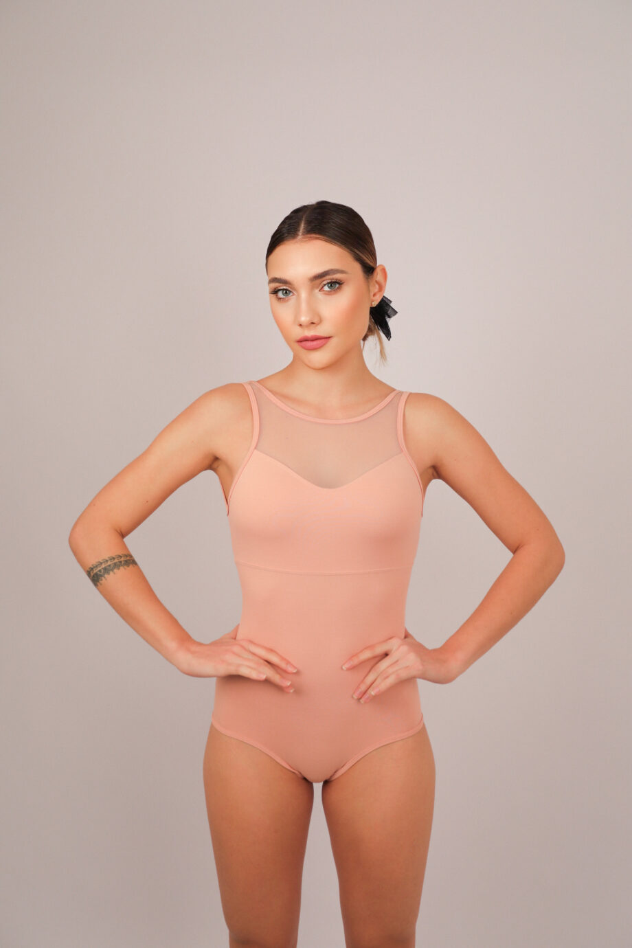 Body Collant Camerom Capri Petipá Rosa Ballet