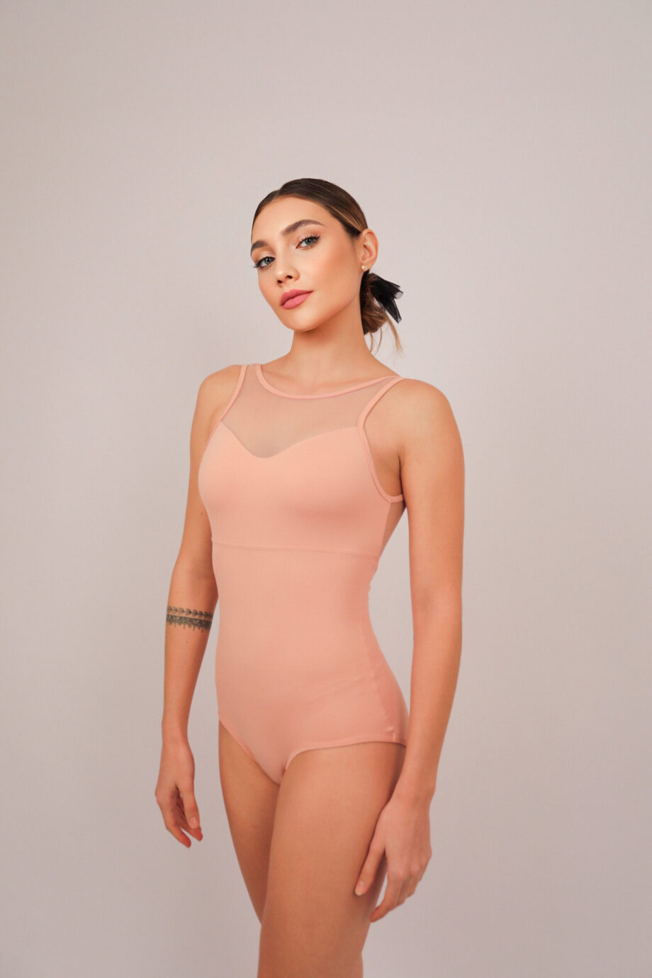 Body Collant Camerom Capri Petipá Rosa Ballet