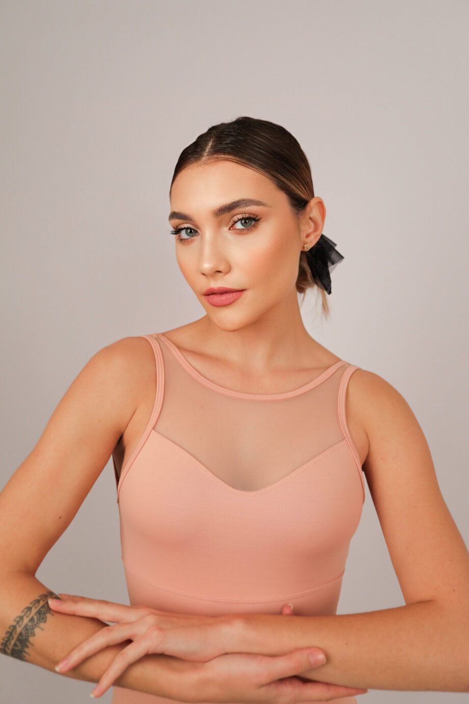 Body Collant Camerom Capri Petipá Rosa Ballet
