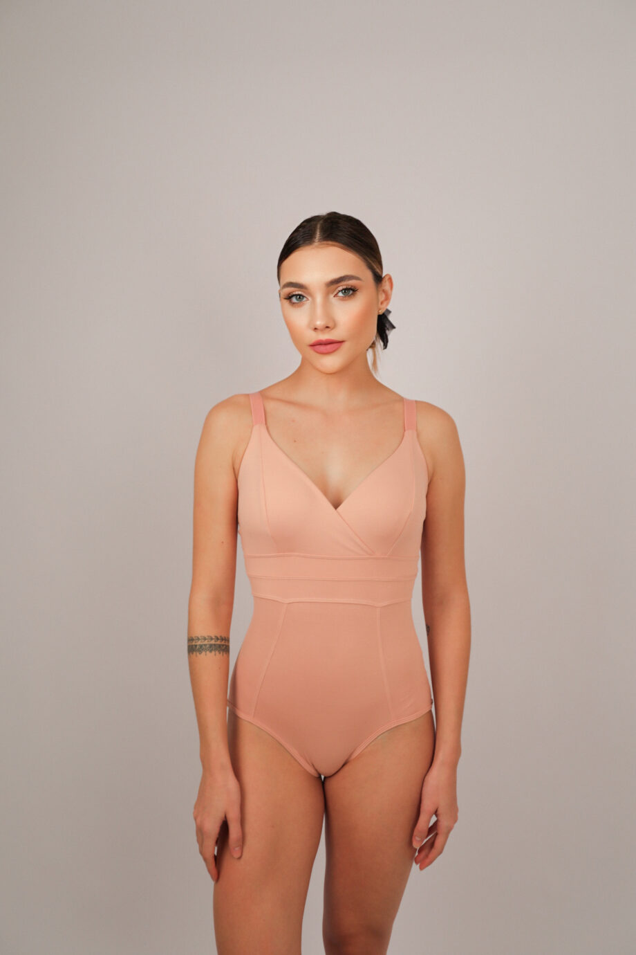 Body Collant Clássico Maui Petipá Rosa Ballet