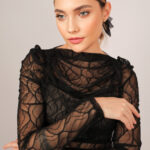Blusa Renda Romantic Preto