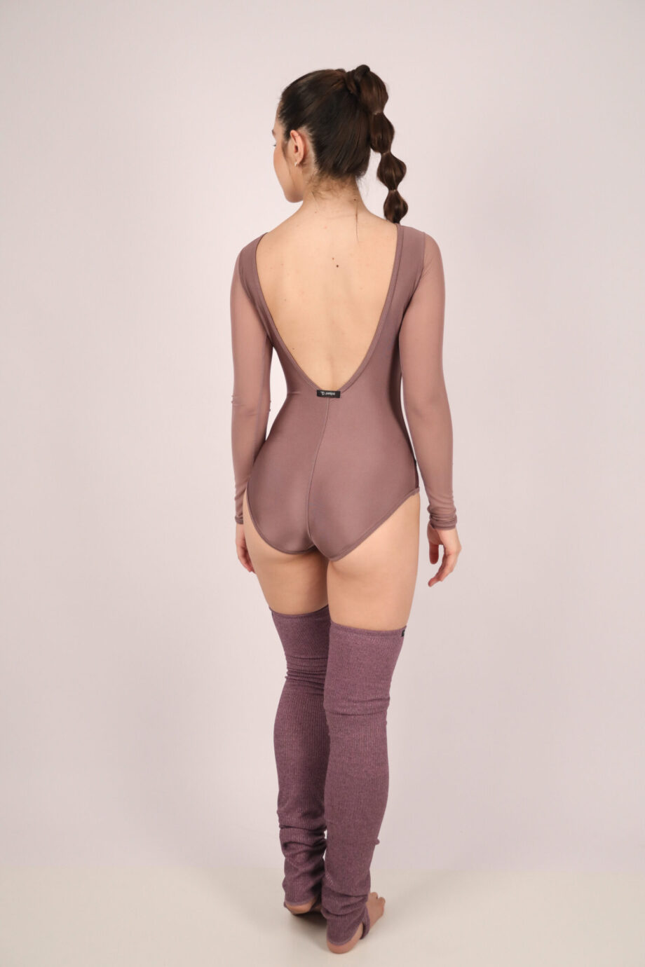 Body Collant Wide Média Compressão Petipá Lavanda