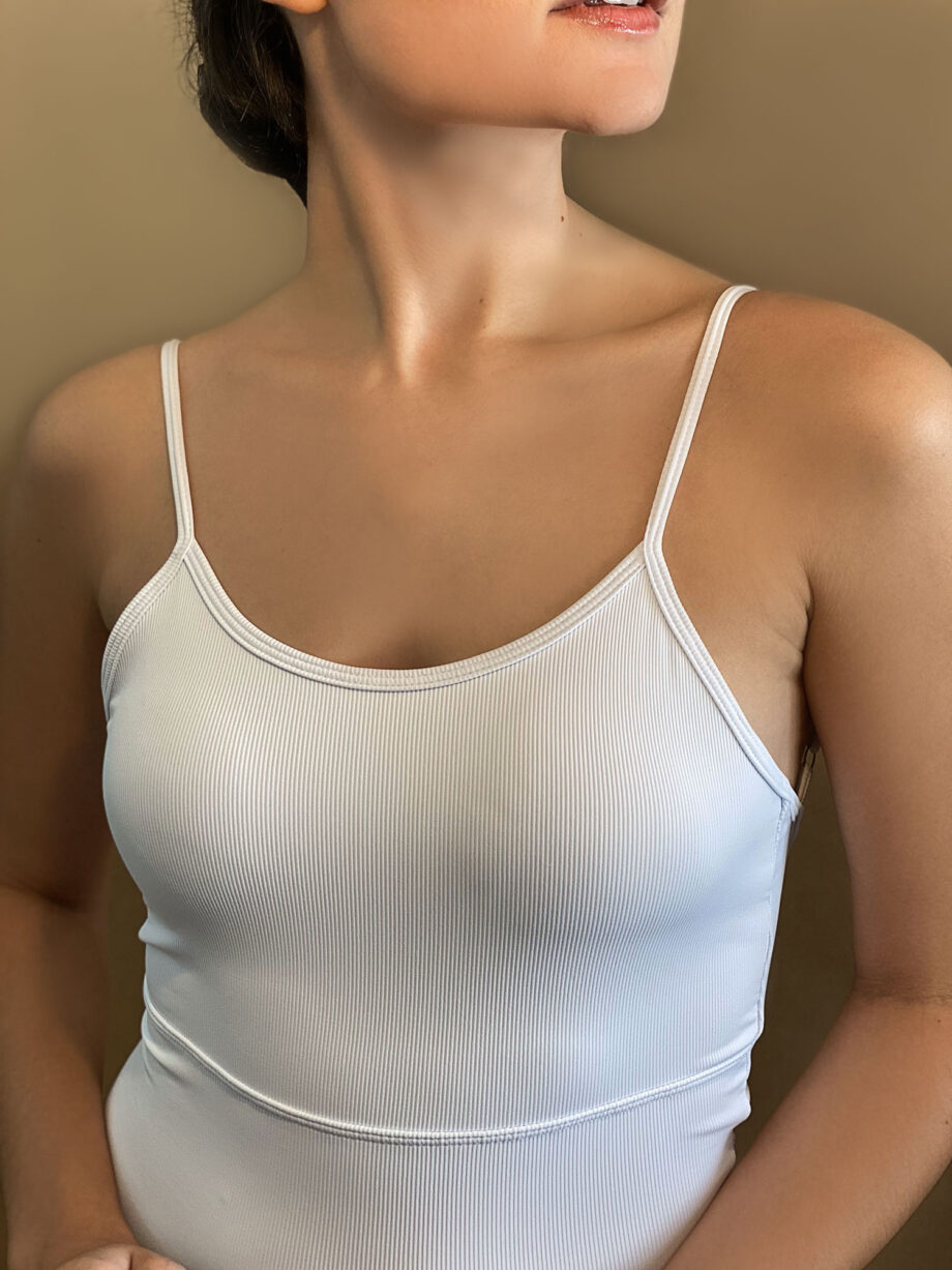Body Collant Precision Média Compressão Petipá Branco
