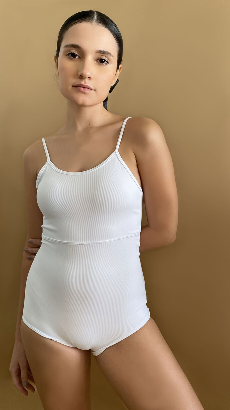 Body Collant Precision Média Compressão Petipá Branco
